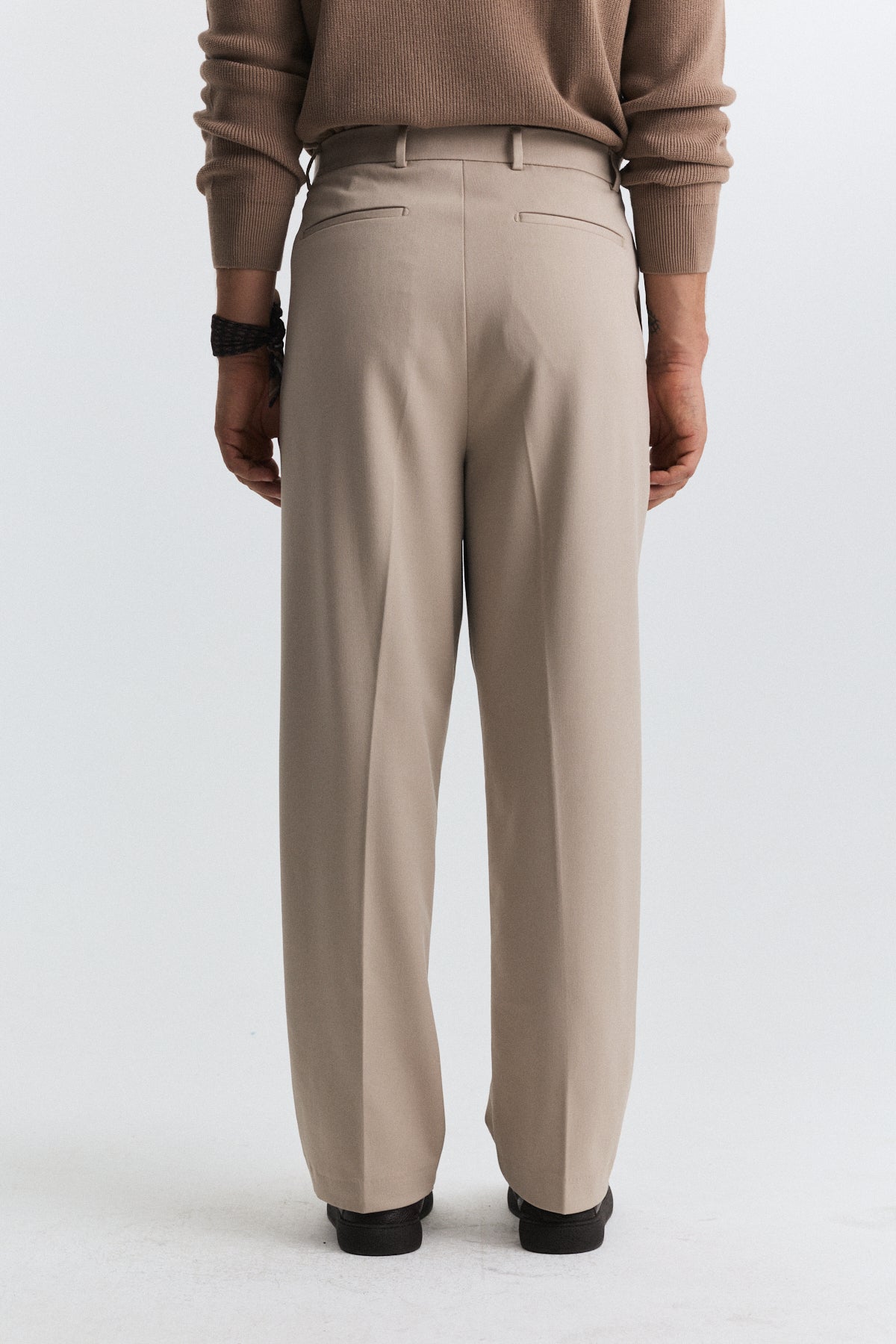 Relax Fit Pilili Erkek Pantolon
