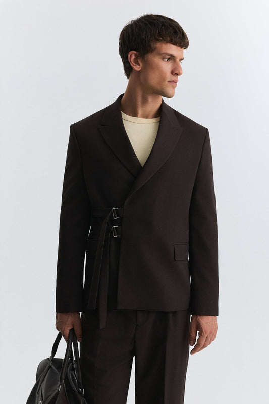Toka Kapamalı Blazer Ceket