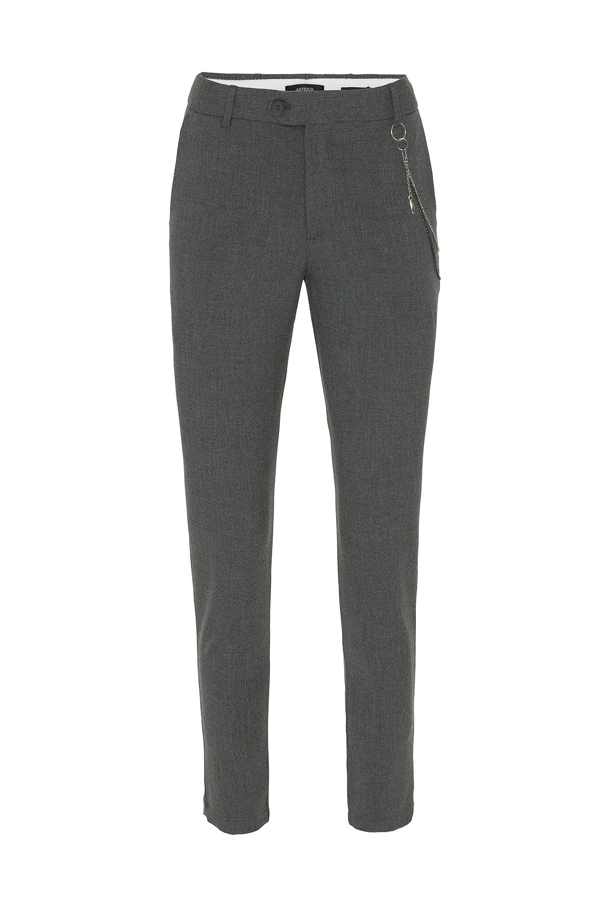 Erkek Aksesuar Detaylı Slim Fit Pantolon