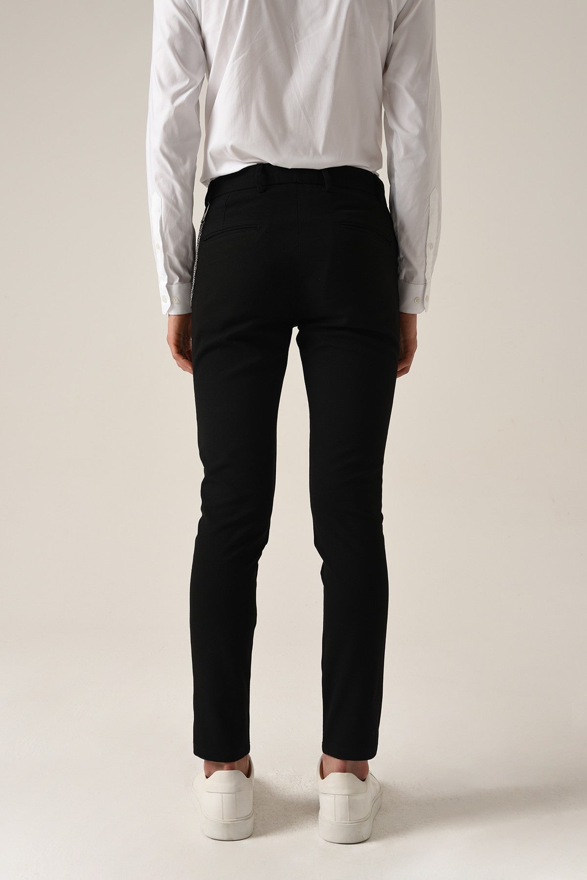 Erkek Aksesuar Detaylı Slim Fit Pantolon