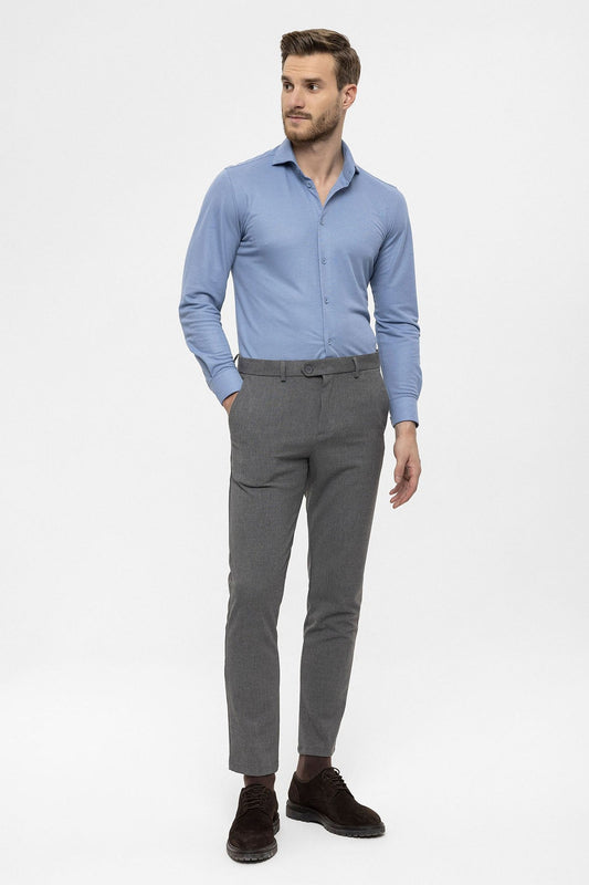 Erkek Aksesuar Detaylı Slim Fit Pantolon