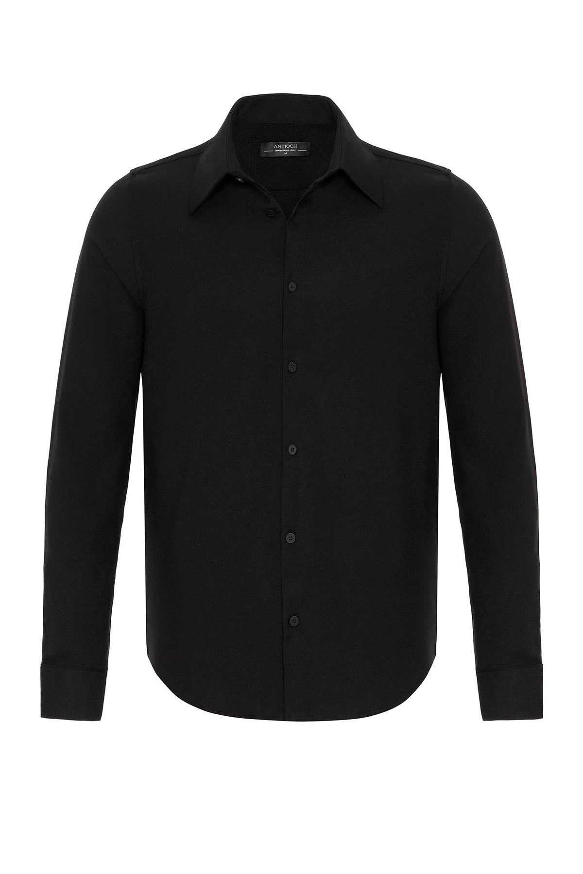 Antioch Slim Fit Erkek Uzun Kollu Geniş Yaka Gömlek