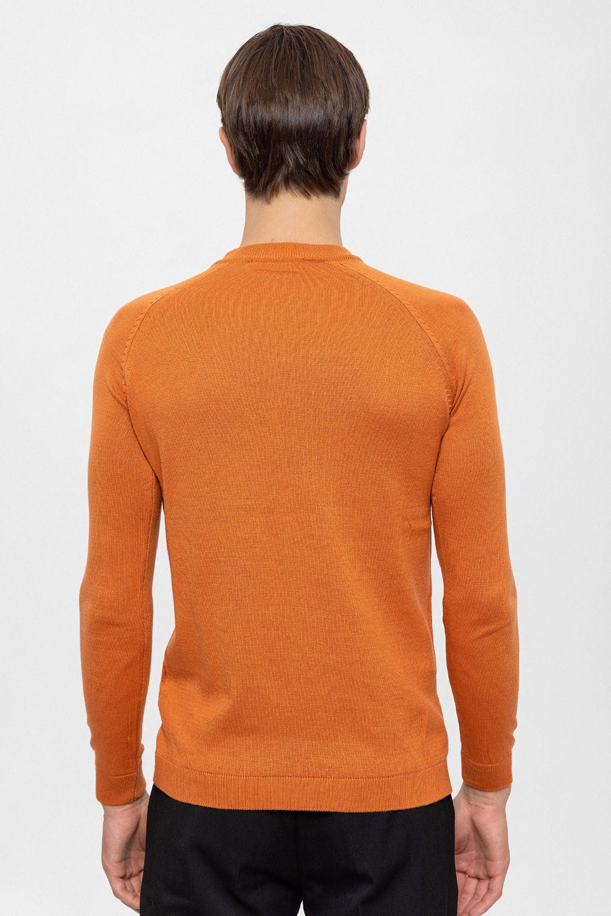 Antioch Bisiklet Yaka Slim Fit Triko Kazak