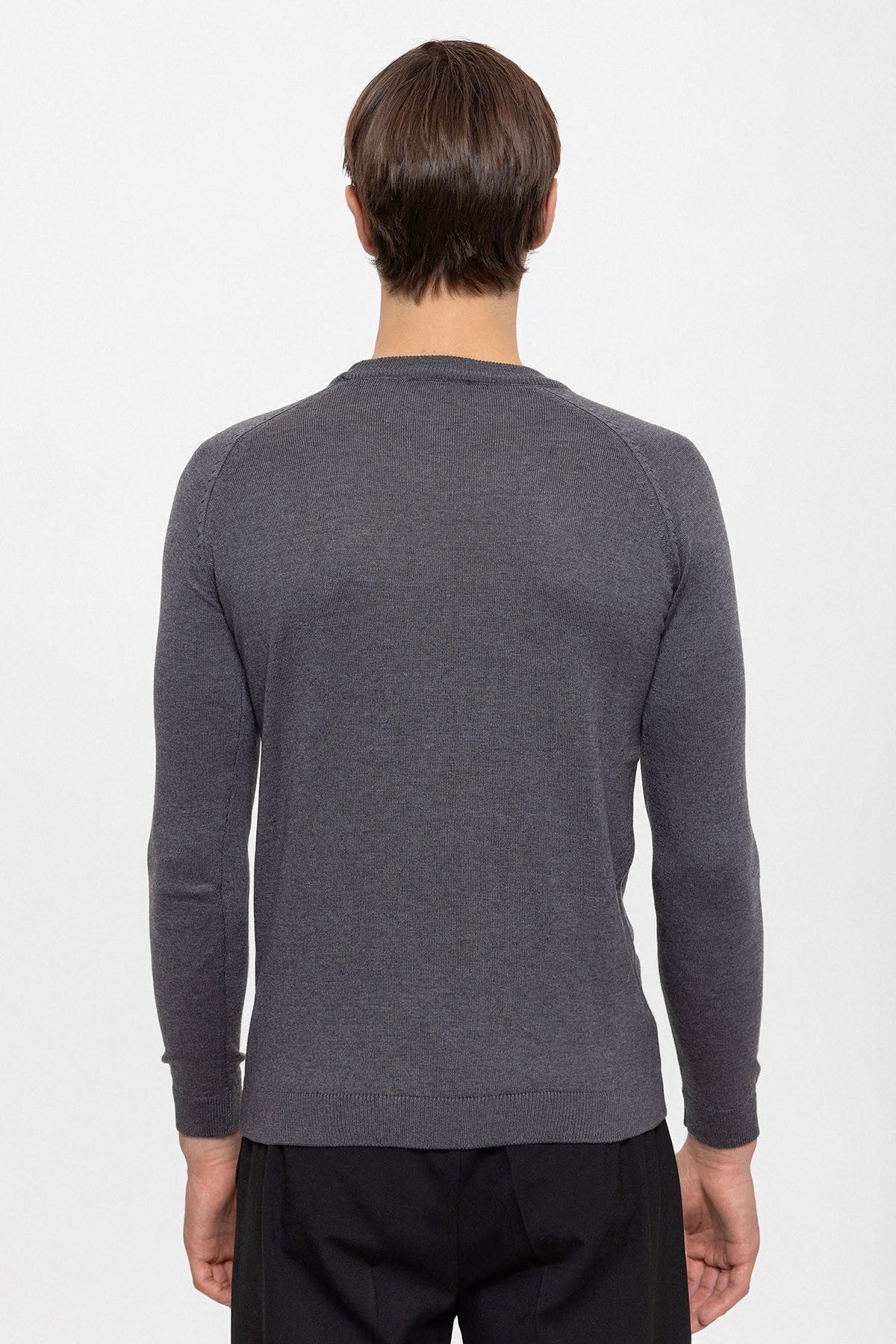 Antioch Bisiklet Yaka Slim Fit Triko Kazak