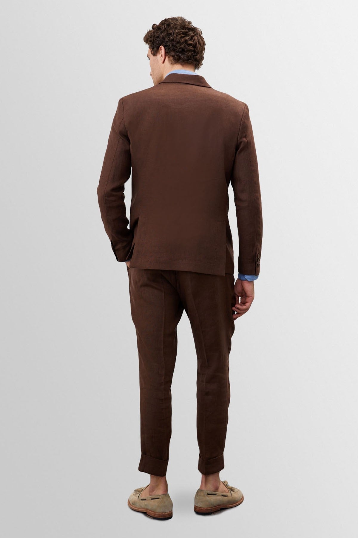 Antioch %100 Keten Erkek Blazer Ceket