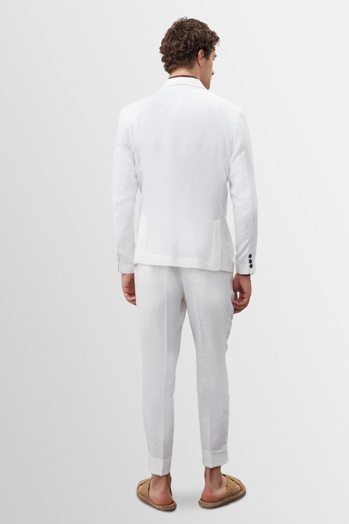 Antioch %100 Keten Erkek Blazer Ceket