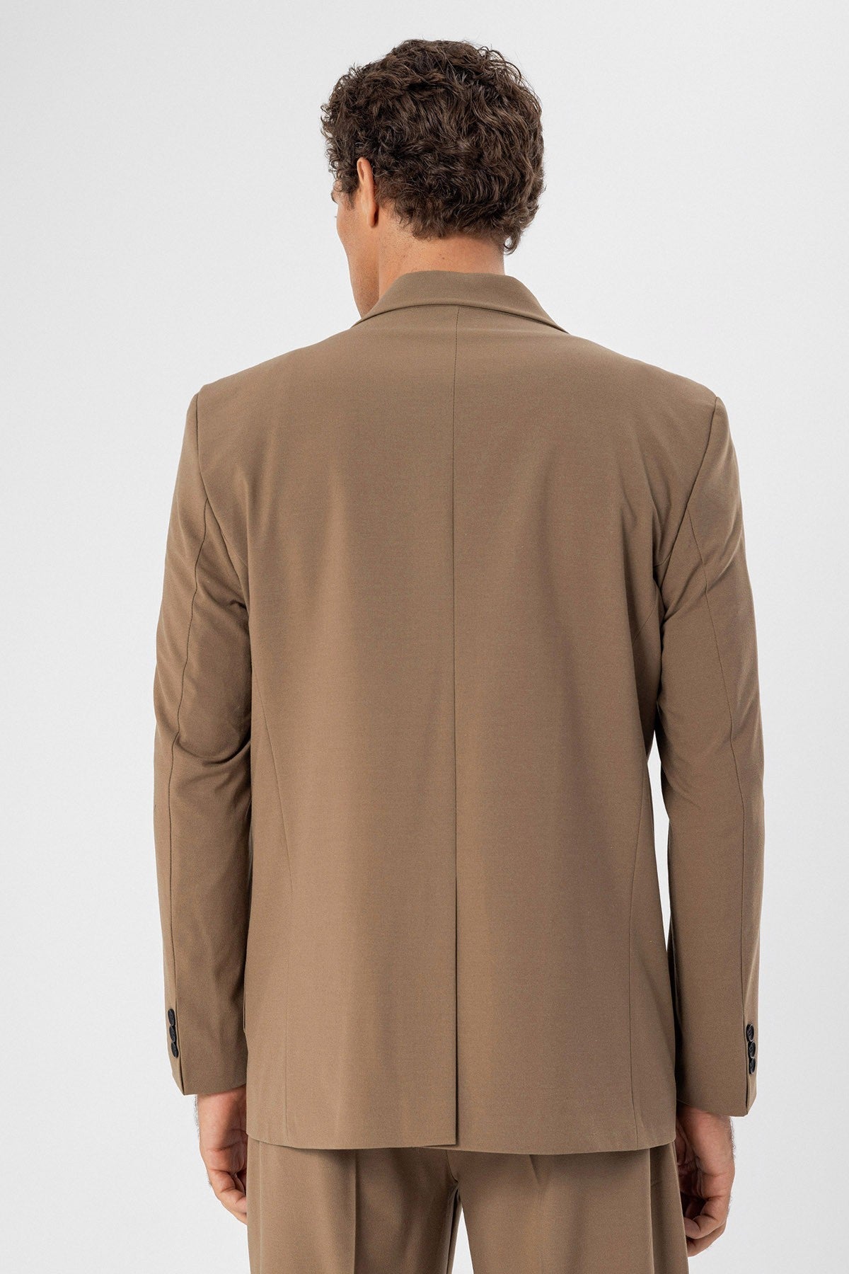 Antioch Torba Cepli Kruvaze Erkek Blazer Ceket