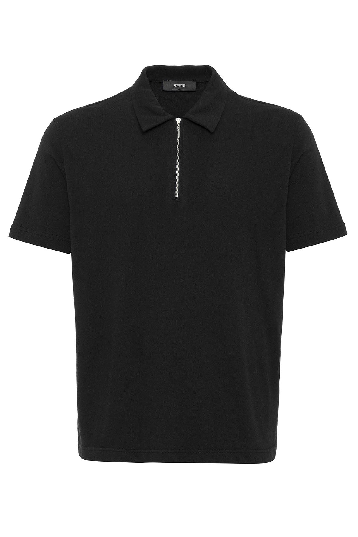 Antioch Polo Yaka Fermuarlı Erkek T-Shirt