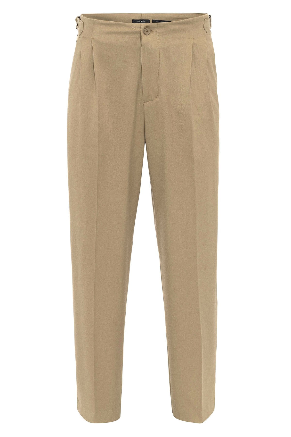 Antioch Yüksek Bel Toka Detaylı Rahat Kalıp Erkek Pantolon