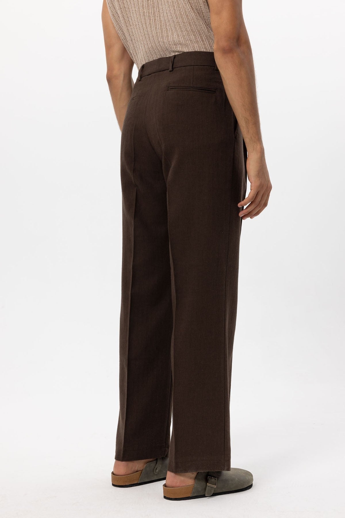 Antioch Keten Karışımlı Baggy Erkek Pantolon