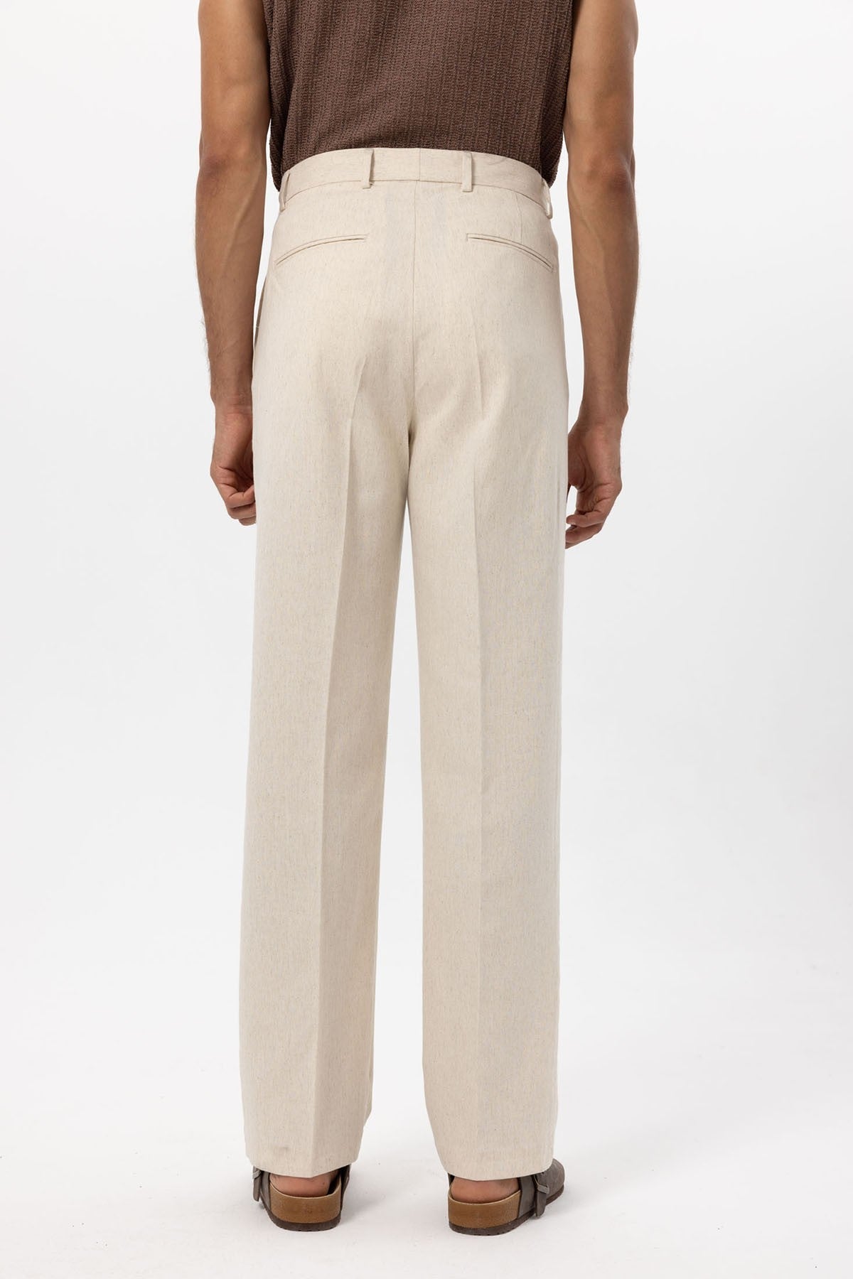 Antioch Keten Karışımlı Baggy Erkek Pantolon