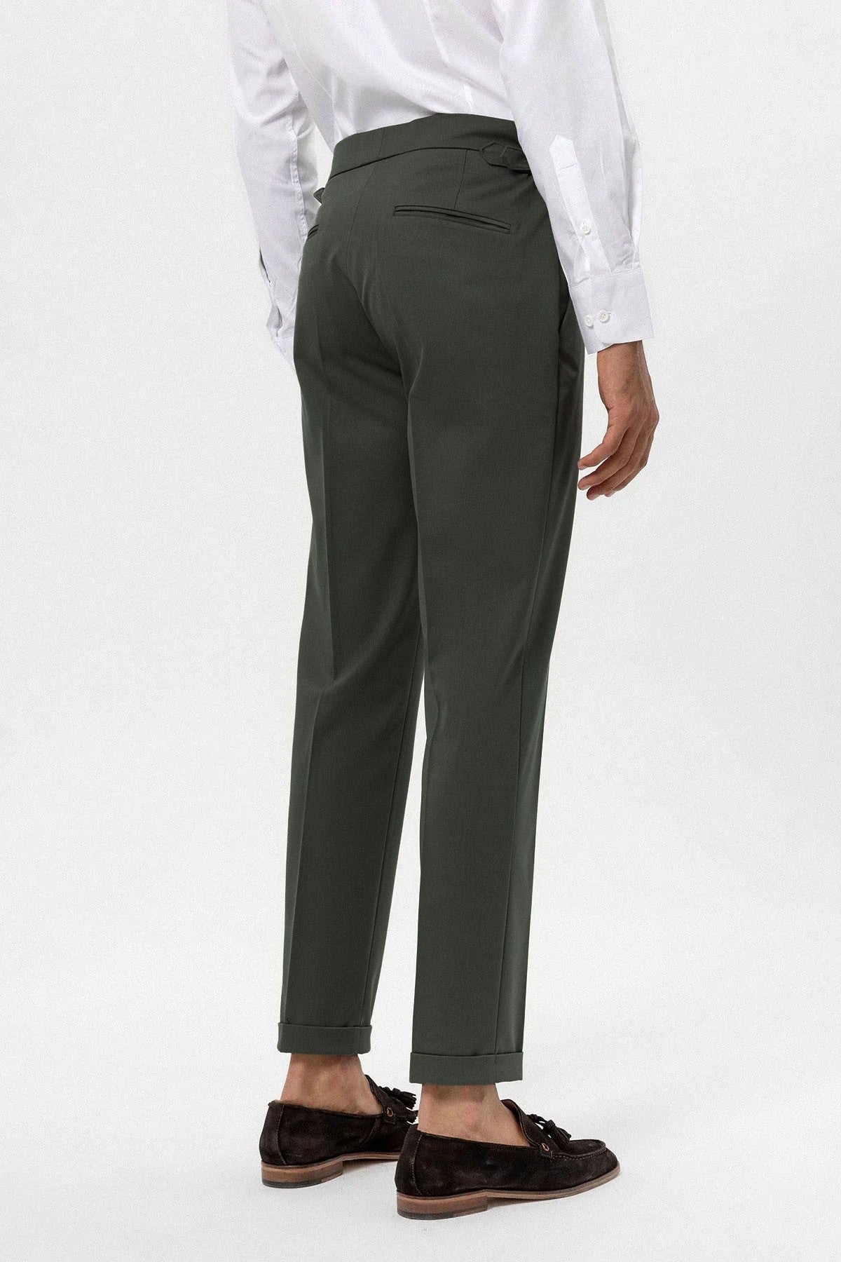 Yüksek Bel Regular Fit Erkek Pantolon