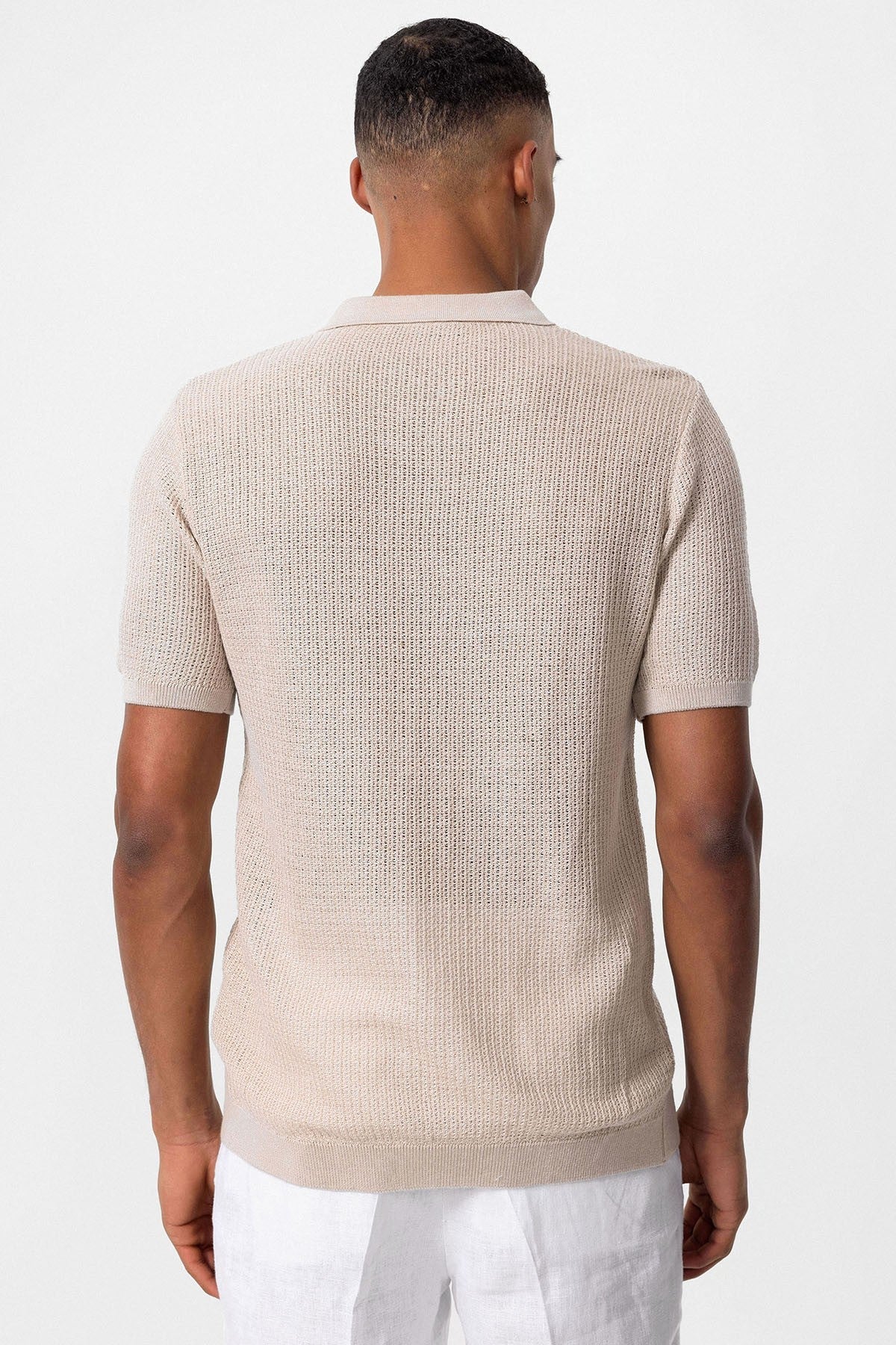 Antioch Polo Yaka Örme Erkek Triko T-Shirt