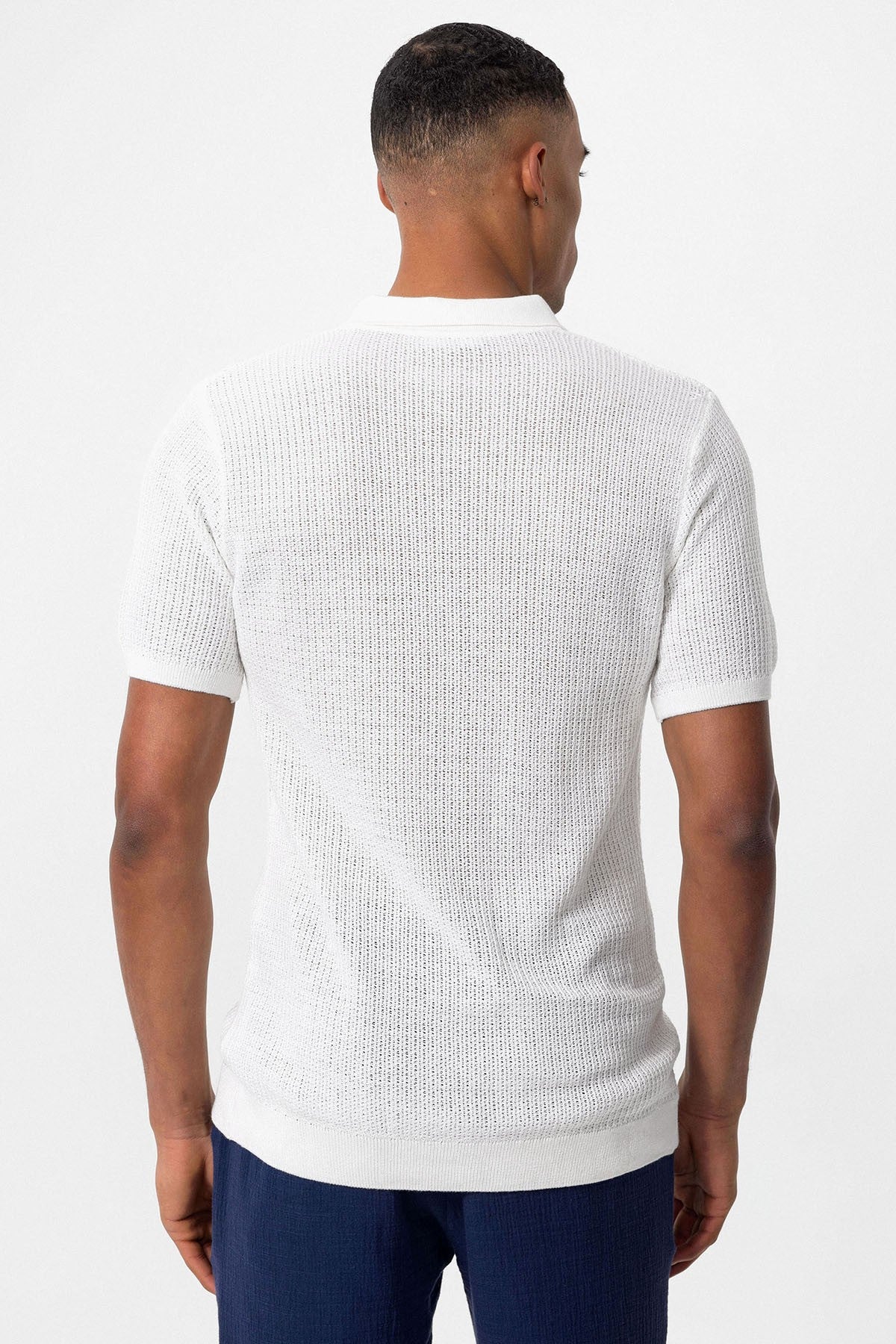 Antioch Polo Yaka Örme Erkek Triko T-Shirt