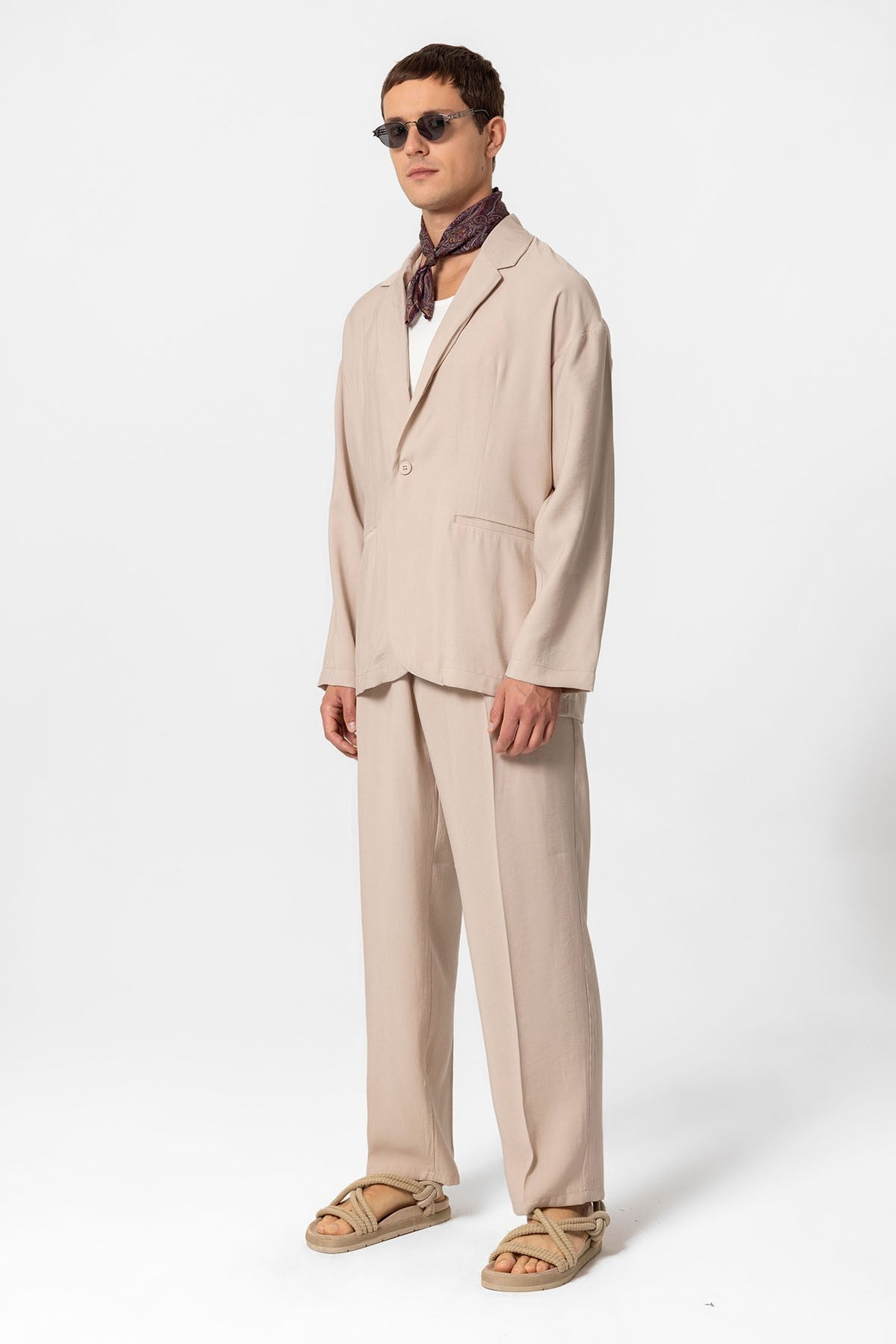 Antioch Oversize Astarsız Erkek Blazer Ceket