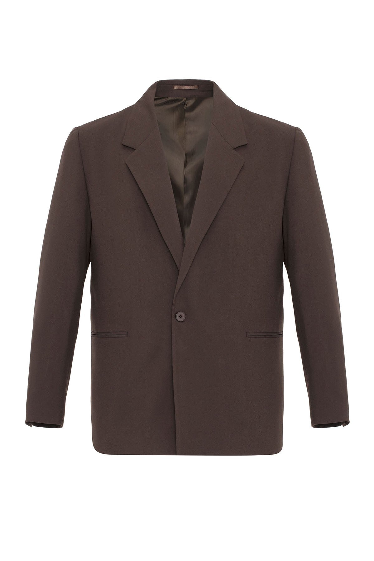 Antioch Tek Düğme Relaxed Erkek Blazer Ceket