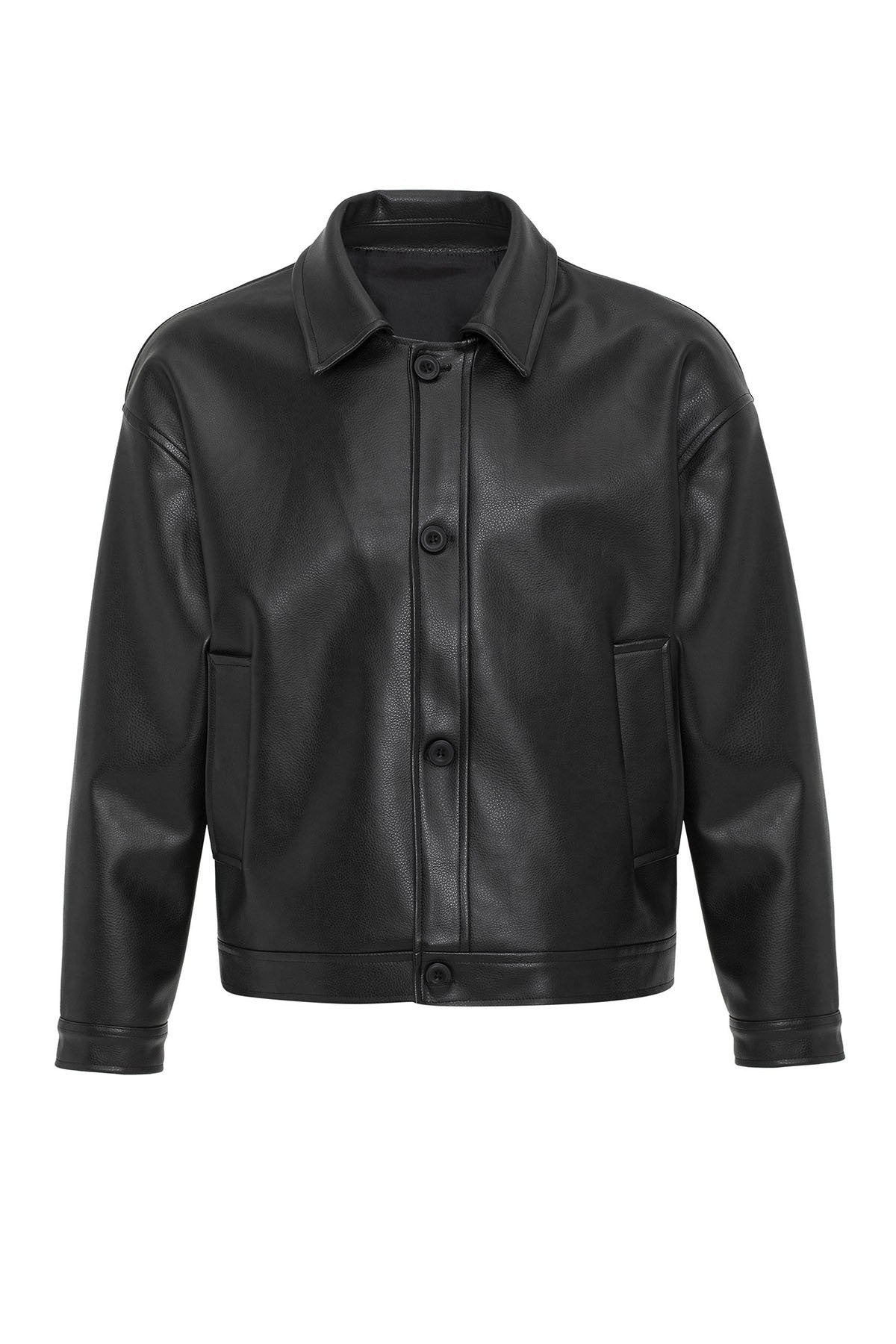 Antioch Oversize Suni Deri Erkek Mont