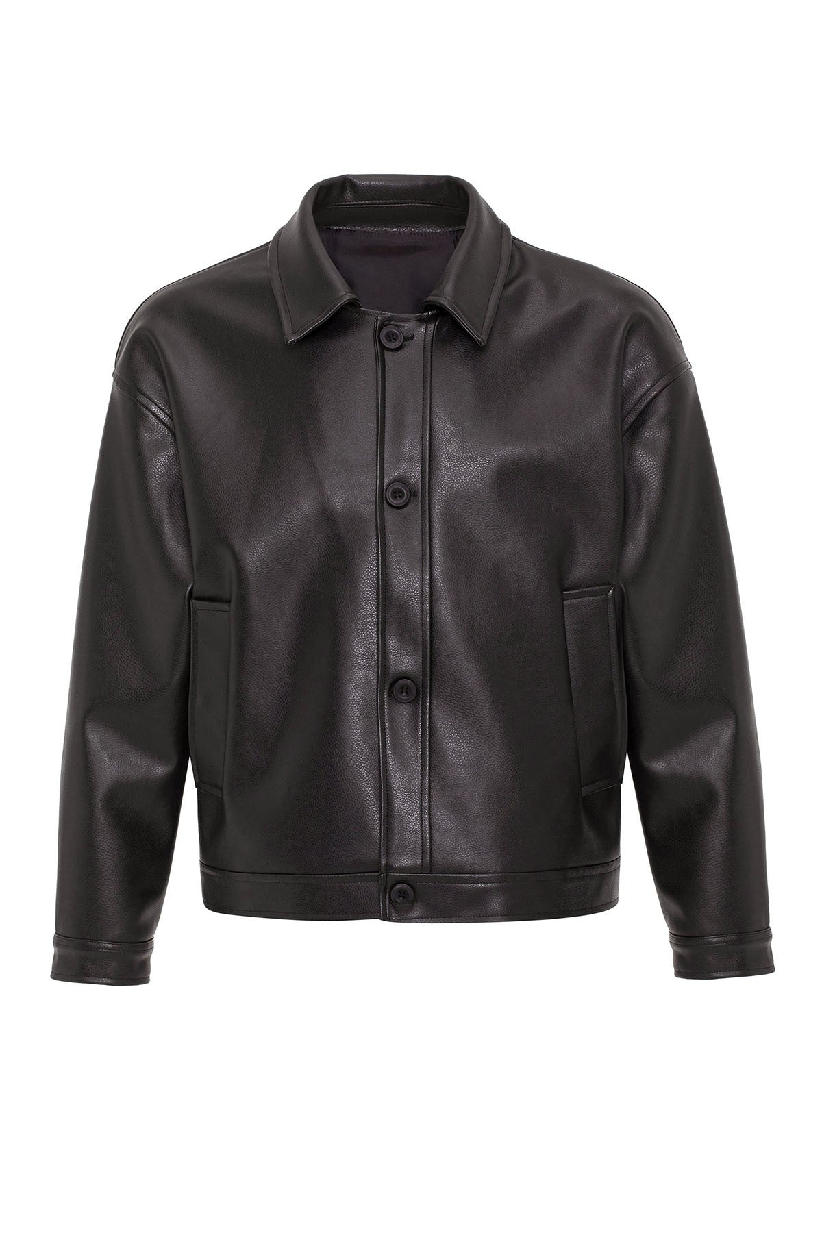 Antioch Oversize Suni Deri Erkek Mont