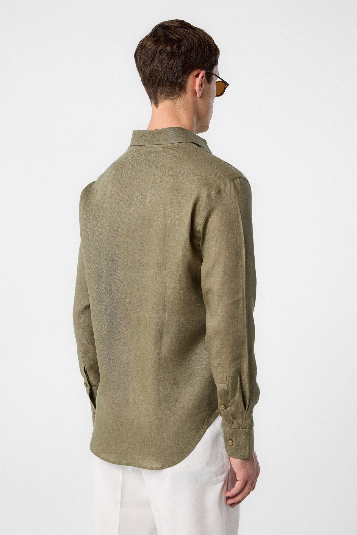 Antioch 100% Keten Comfort Fit Erkek Gömlek