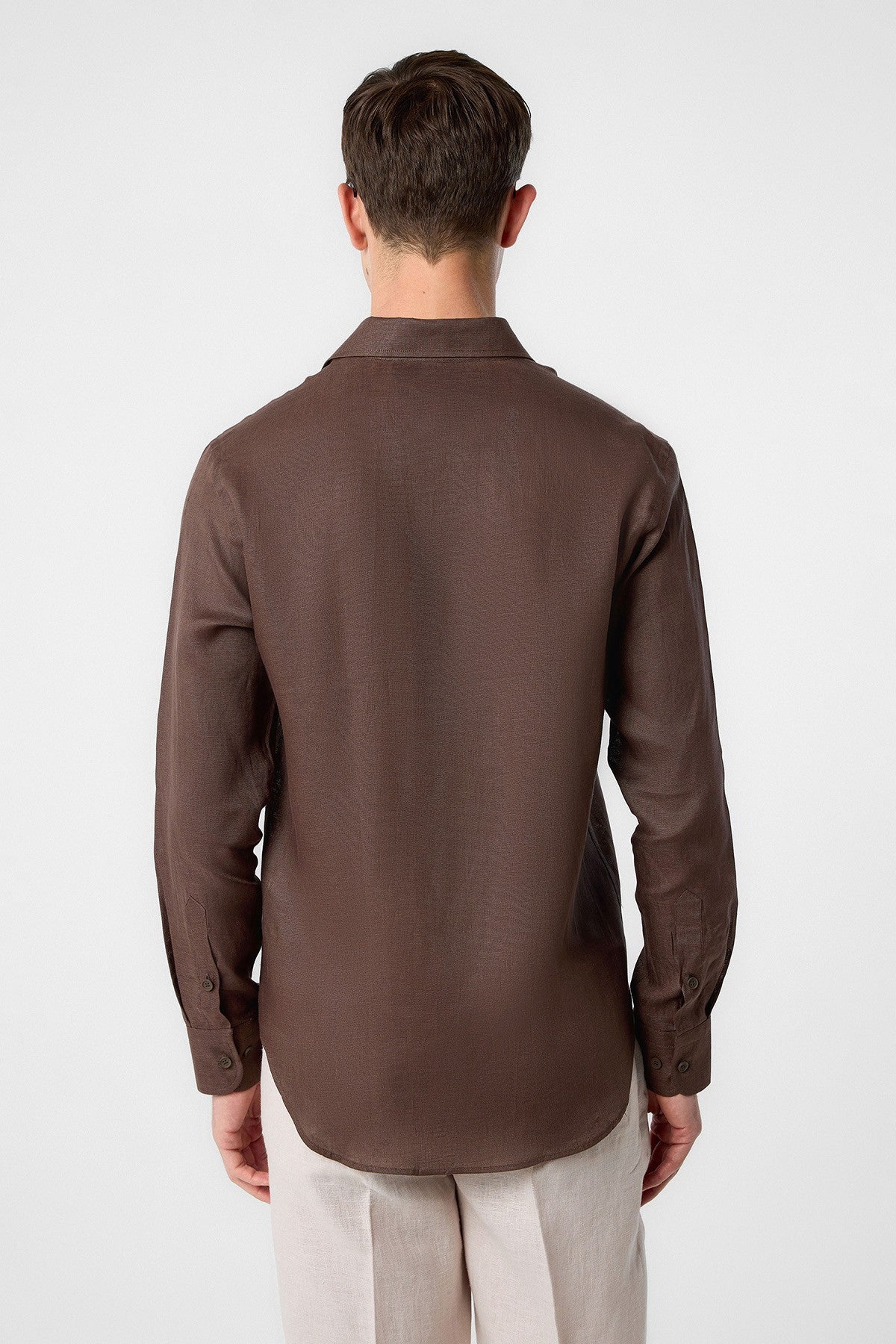 Antioch 100% Keten Comfort Fit Erkek Gömlek