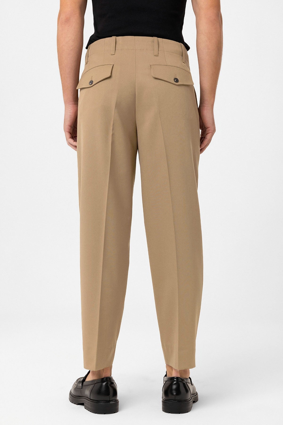Yüksek Bel Straight Fit Erkek Pantolon