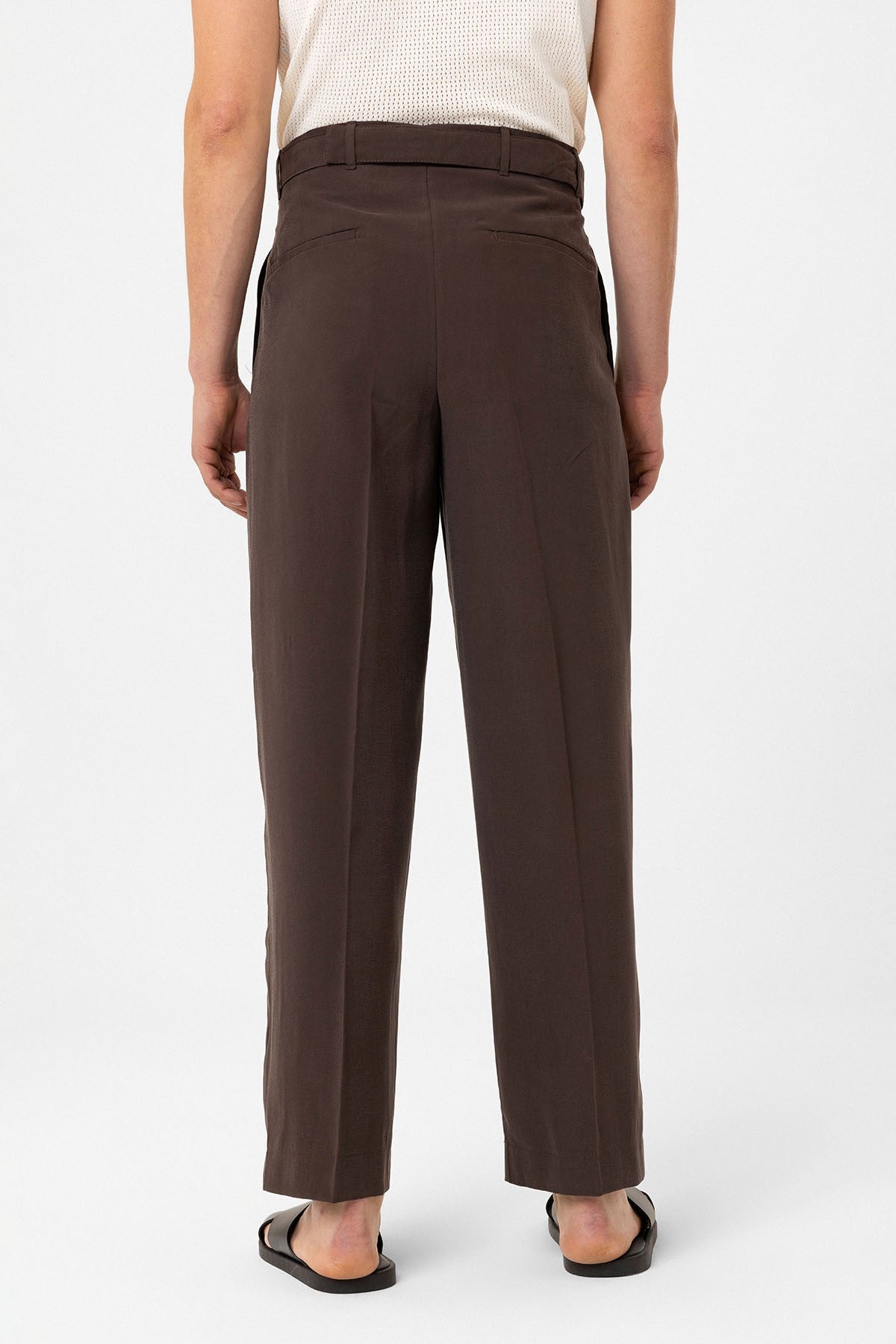 Antioch Modal Kumaş Relax Fit Kemerli Erkek Pantolon