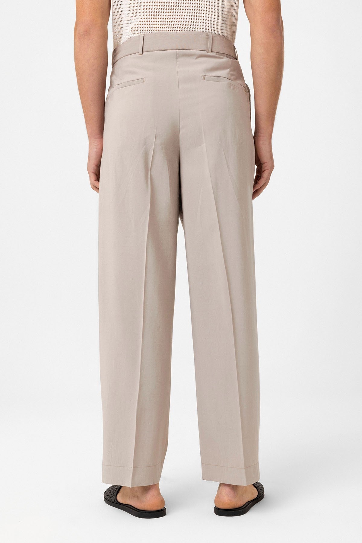 Antioch Modal Kumaş Relax Fit Kemerli Erkek Pantolon