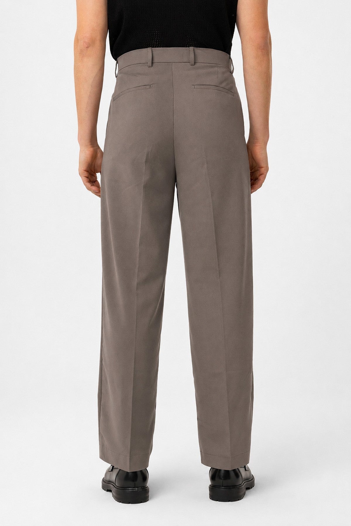 Çift Pileli Baggy Fit Erkek Pantolon