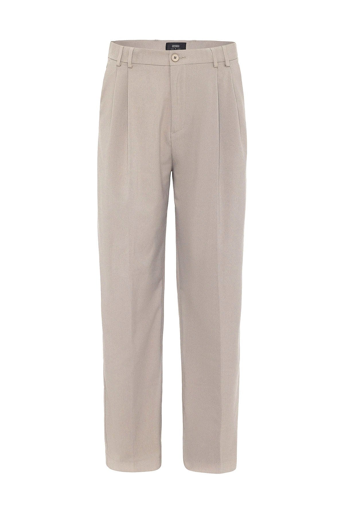 Çift Pileli Baggy Fit Erkek Pantolon