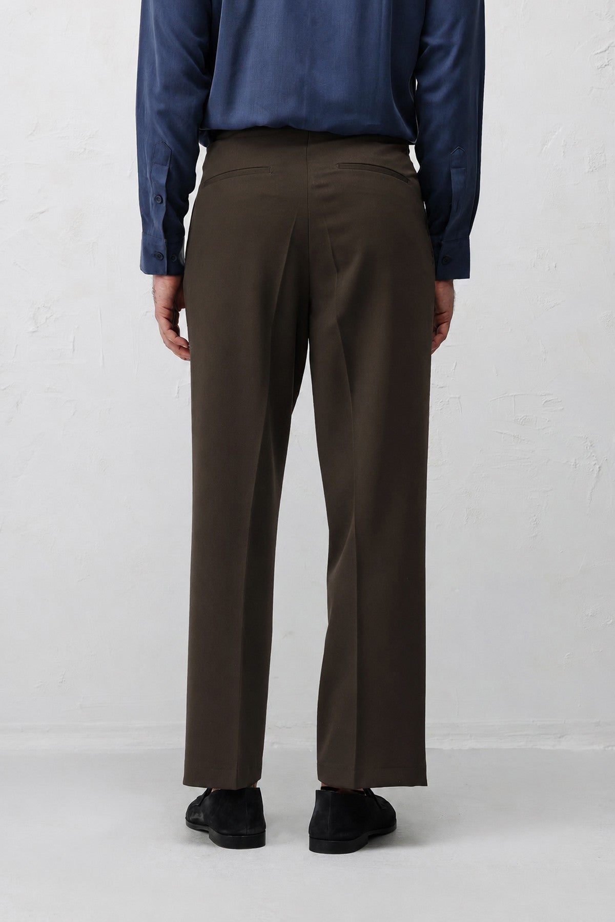 Relax Fit Pilili Erkek Pantolon