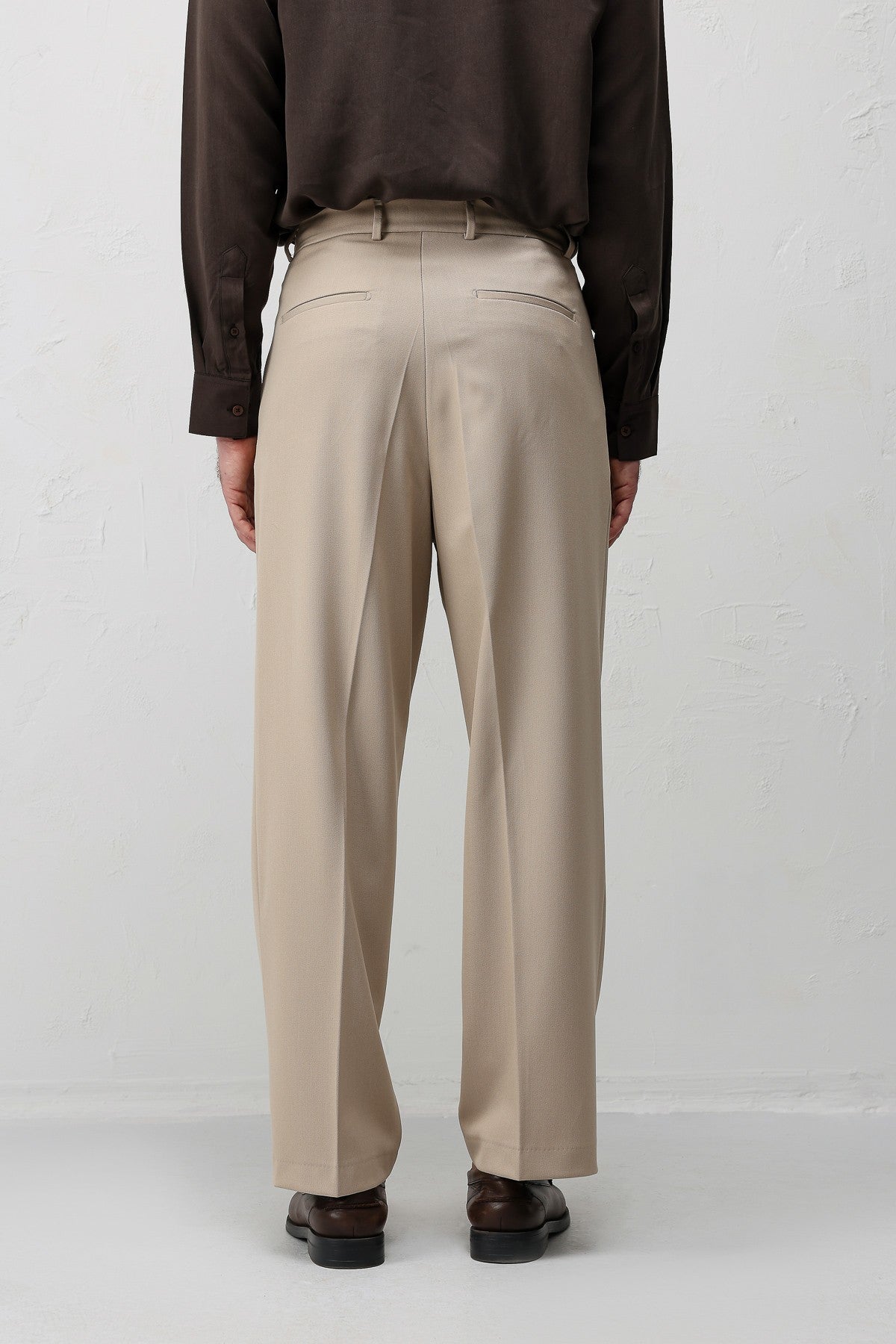Relax Fit Pilili Erkek Pantolon