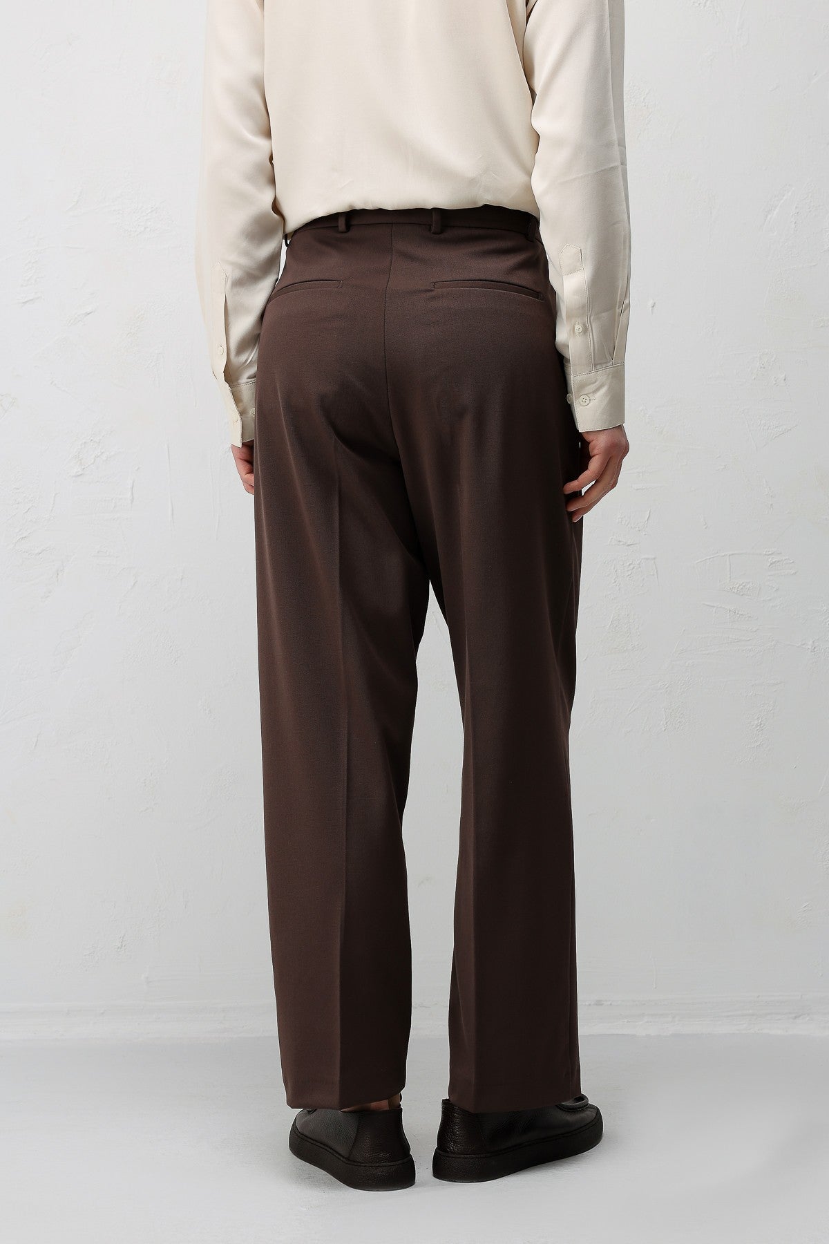 Relax Fit Pilili Erkek Pantolon