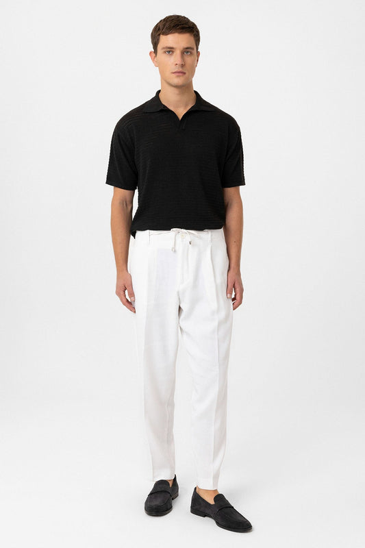 Antioch Polo Yaka Dokulu Erkek Triko T-Shirt