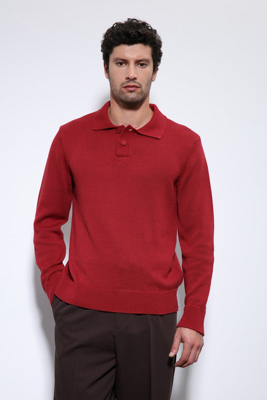 Antioch Polo Yaka Basic Erkek Kazak