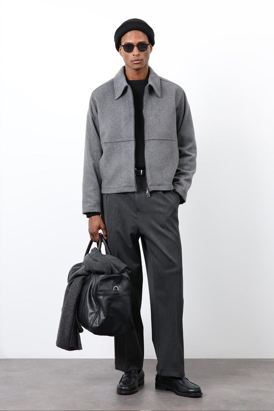 Antioch Regular Fit Dokulu Erkek Mont