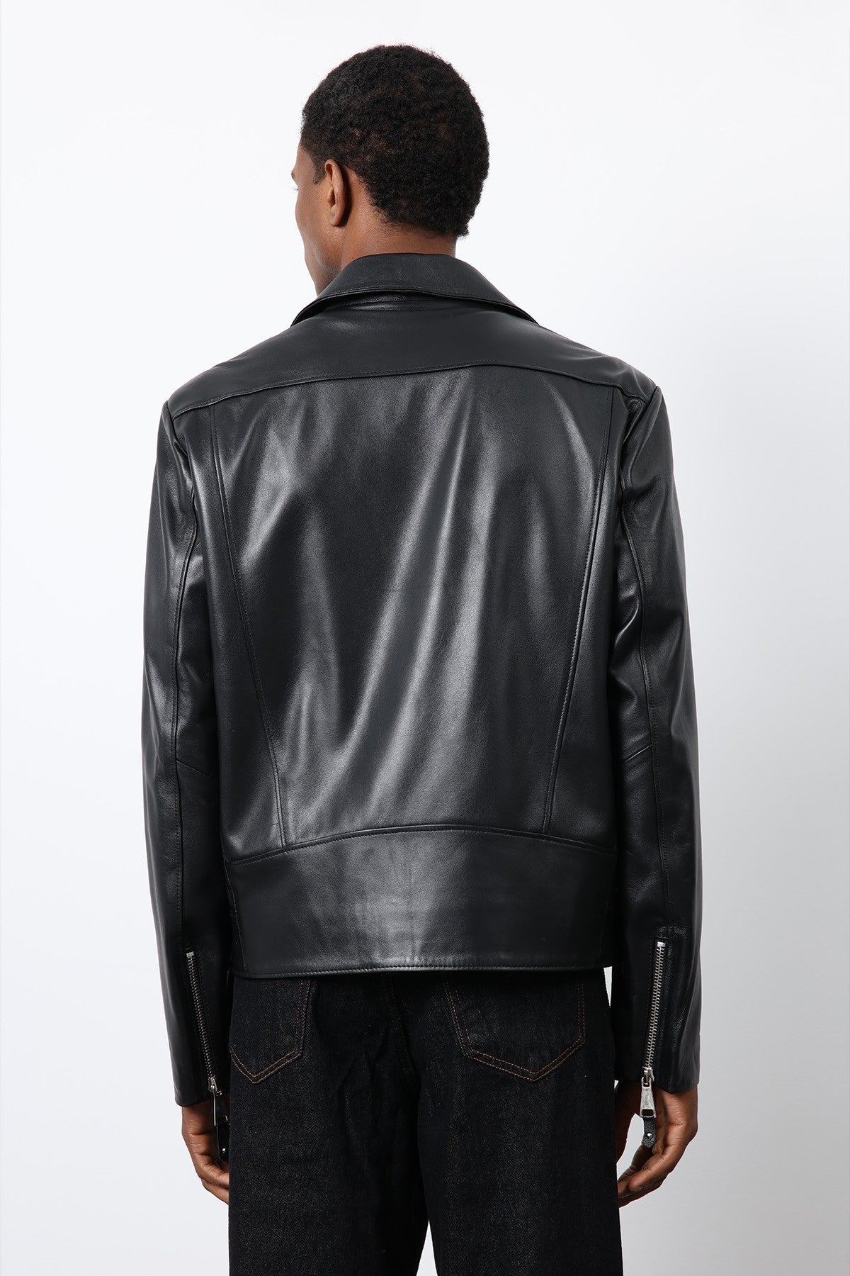 Antioch 100% Deri Biker Ceket