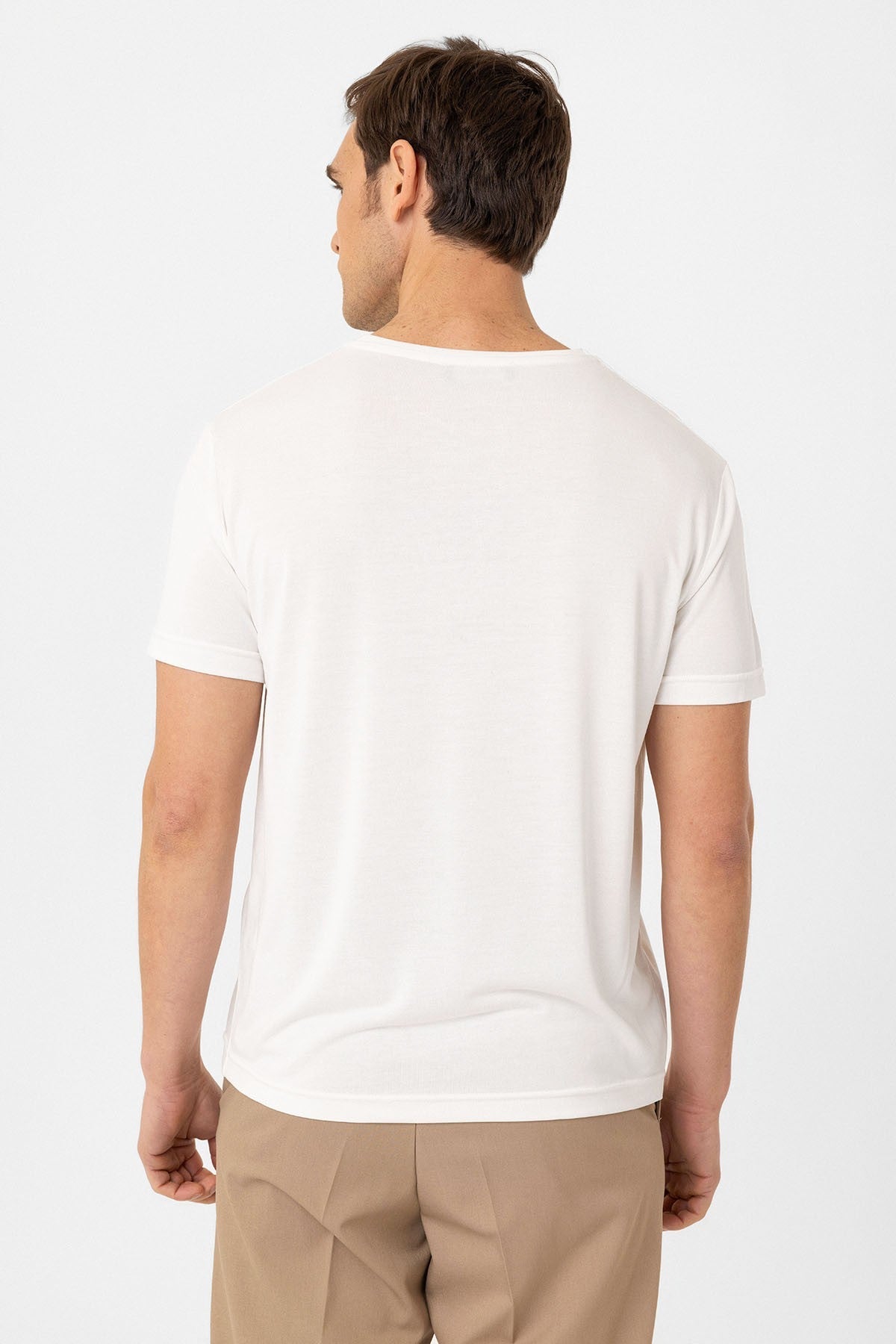 Antioch Regular Fit Modal Teknik Kumaş Erkek T-Shirt