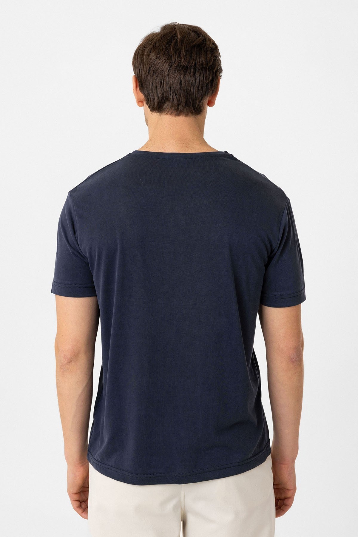 Antioch Regular Fit Modal Teknik Kumaş Erkek T-Shirt