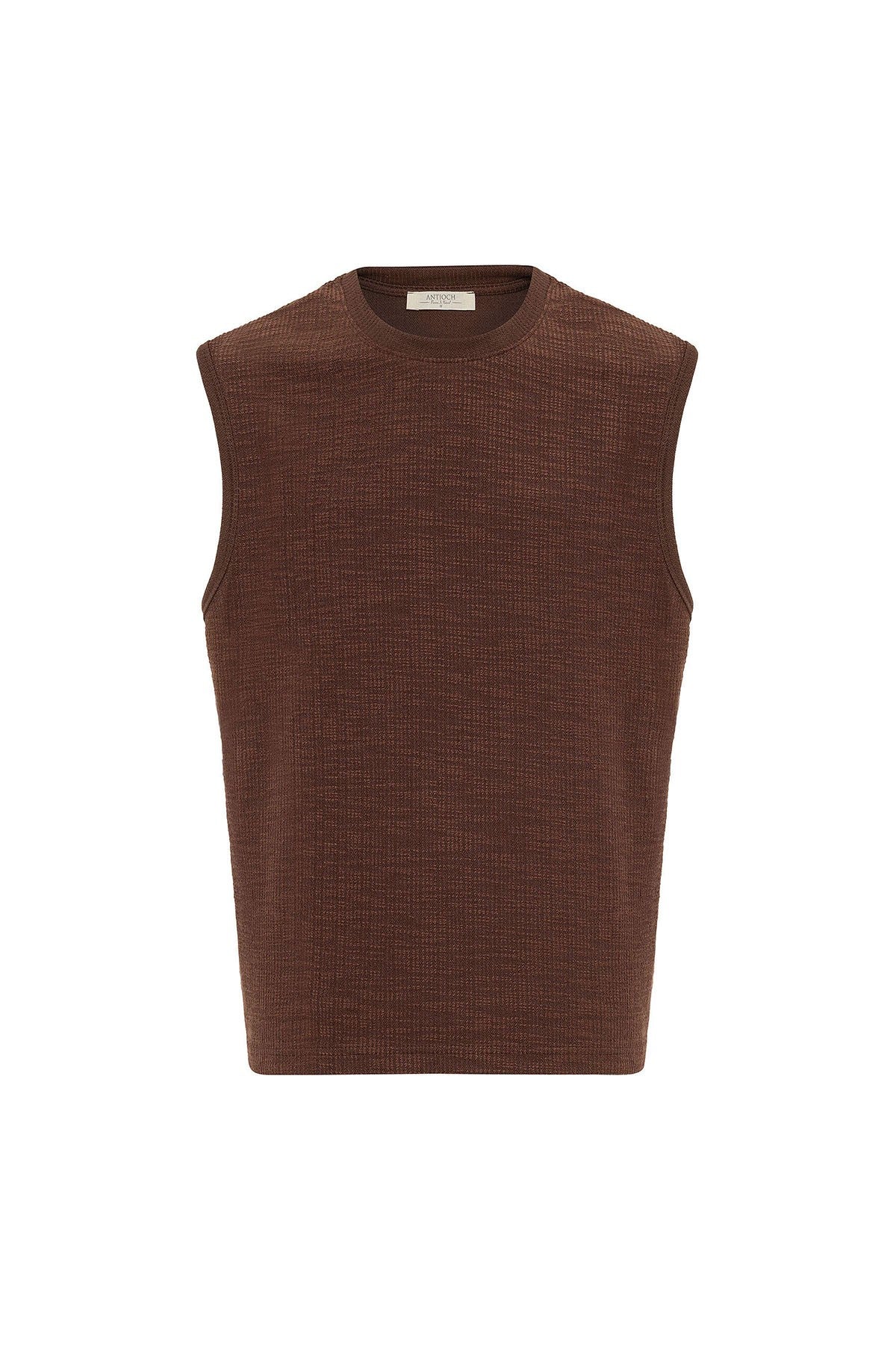 Antioch Regular Fit Dokulu Erkek Kolsuz T-Shirt