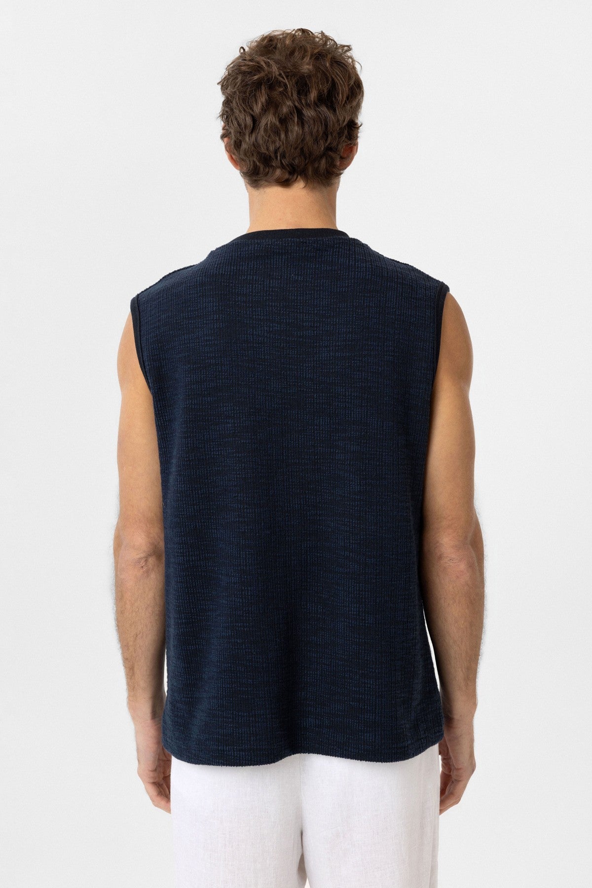 Antioch Regular Fit Dokulu Erkek Kolsuz T-Shirt