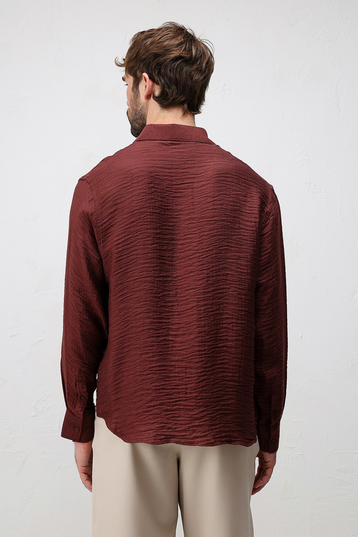 Antioch Crinkled Relax Fit Erkek Gömlek