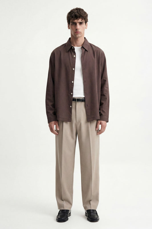 Antioch Relaxed Fit Çizgili Erkek Gömlek