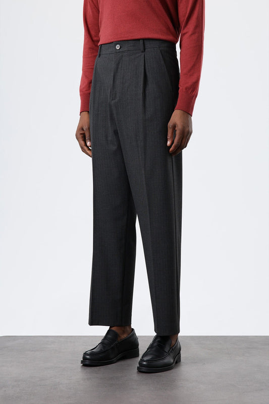 Antioch Relax Fit Çizgili Erkek Pantolon