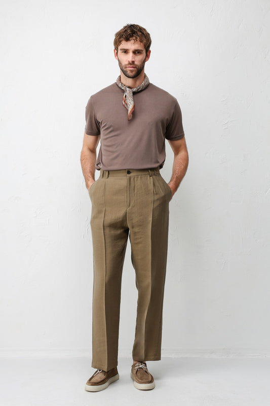 Antioch Lyocell Relaxed Fit Pileli Erkek Pantolon