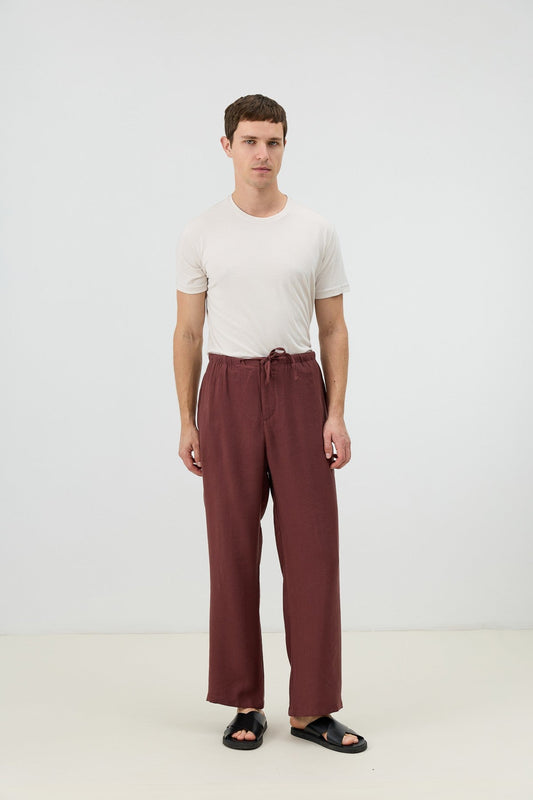 Modal Karışımlı Relaxed Erkek Pantolon