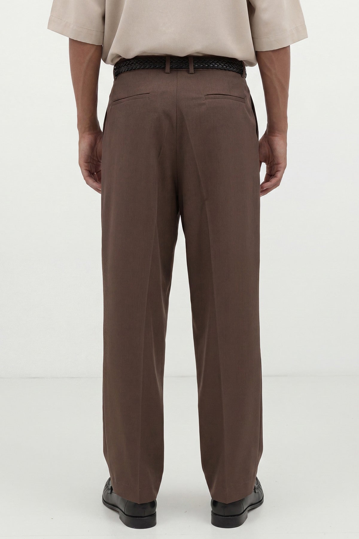 Pileli Relax Fit Erkek Pantolon