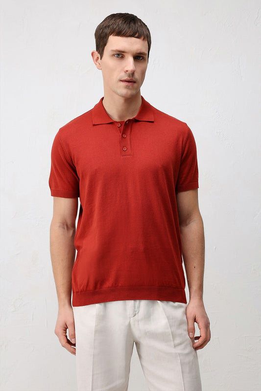 Antioch Comfort Slim Polo Yaka Erkek Triko T-Shirt