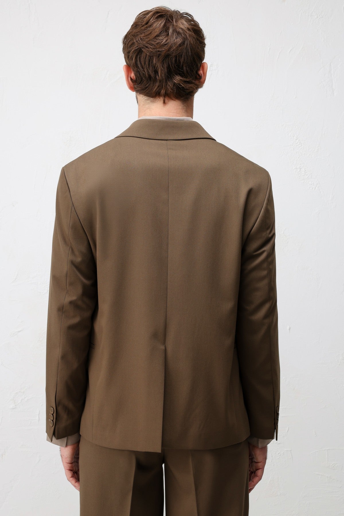 Kruvaze Relaxed Fit Erkek Blazer Ceket