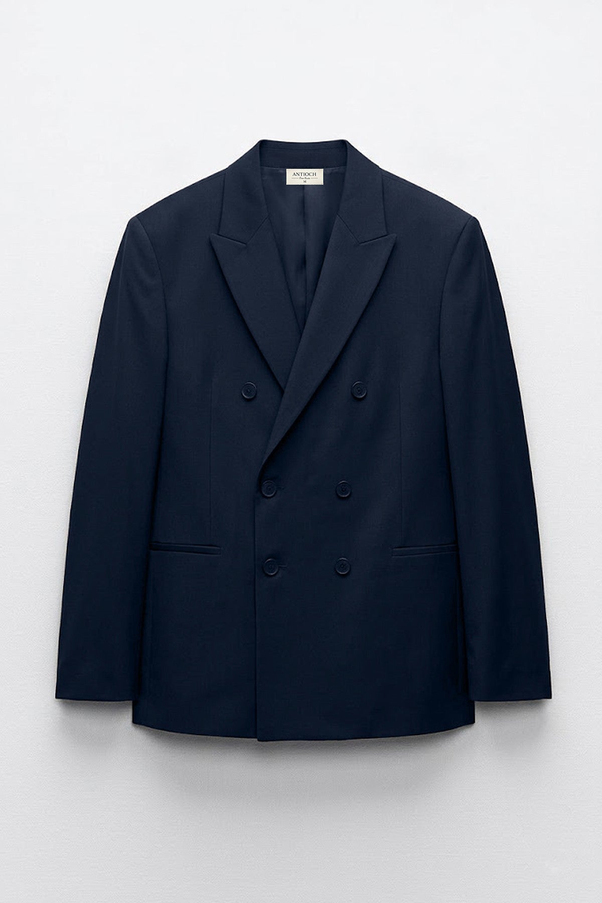 Antioch Kruvaze Relaxed Fit Erkek Blazer Ceket