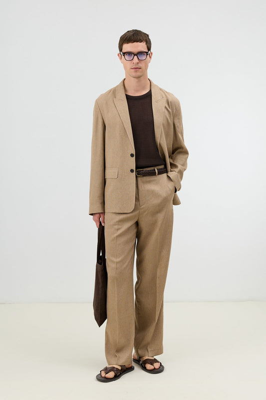 Antioch Keten Karışımlı Erkek Blazer Ceket
